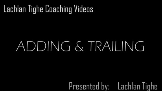 Adding and Trailing, Tighe Series 2018